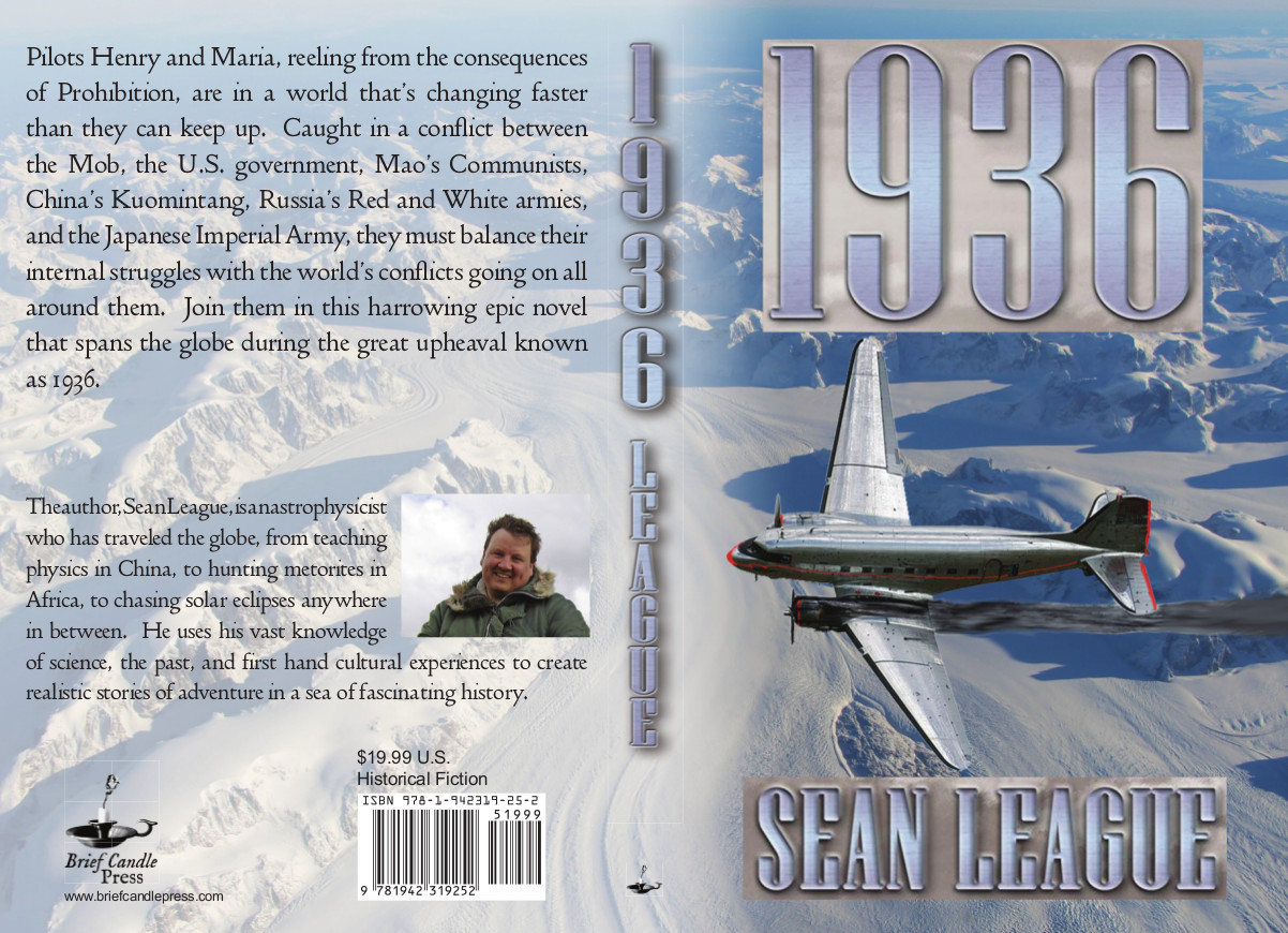 1936, Historical fiction novel by Sean League in Kindle