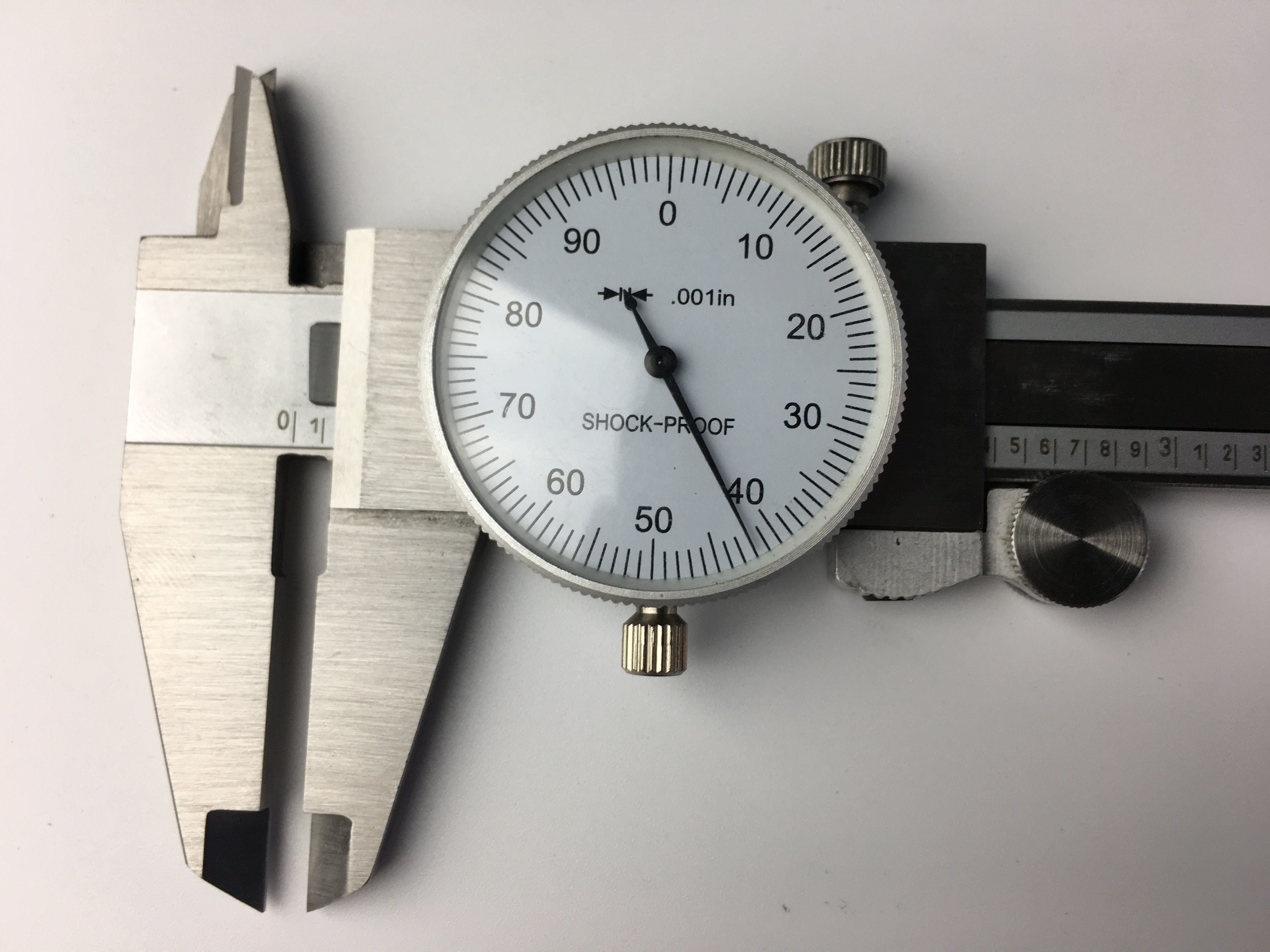 iGaging 6" caliper dial inches 001" micrometer 100-020 optional depth gauge base 