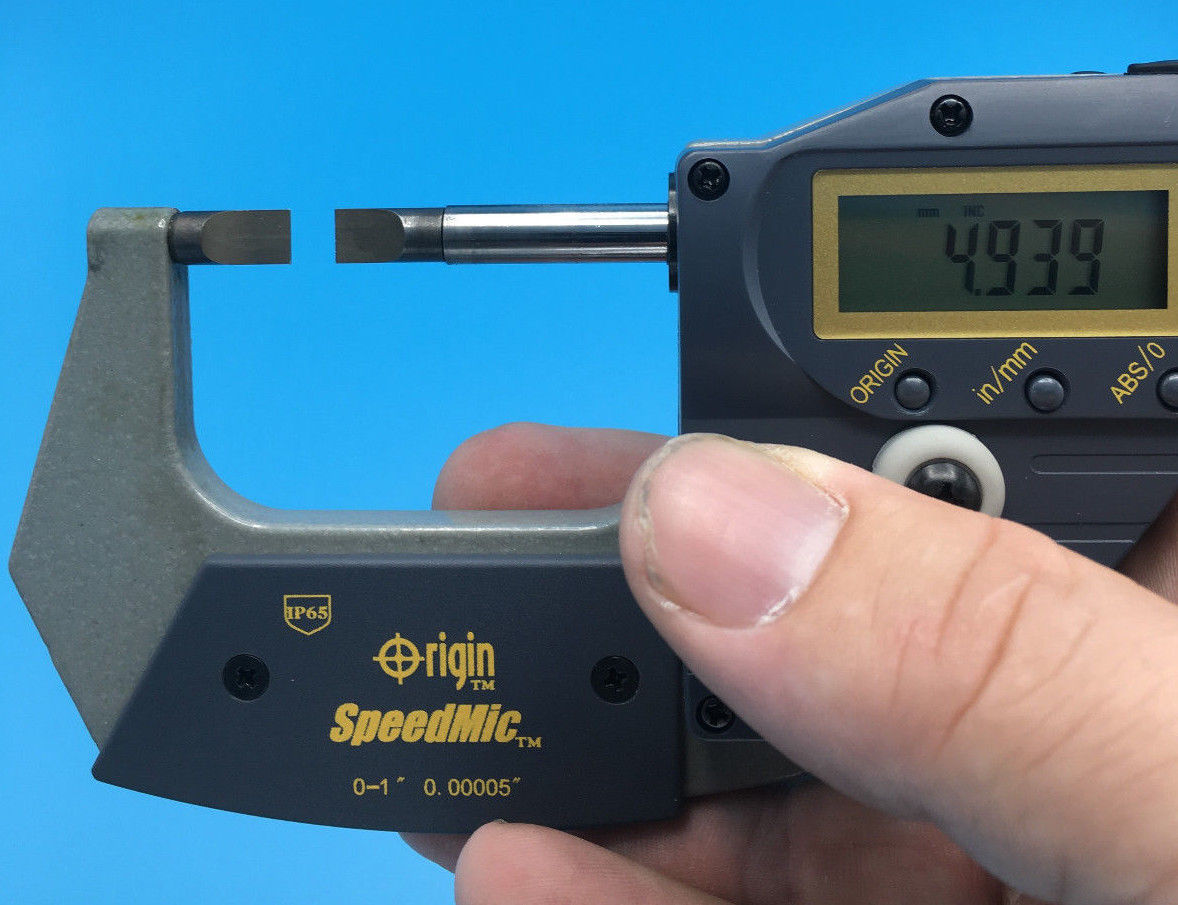 iGAGING 35-070-B01 Blade Micrometer Digital Quick Absolute Origin SpeedMic 0-1"