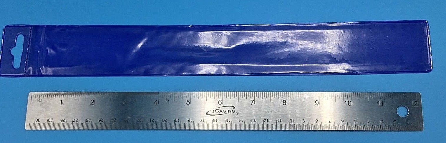iGAGING 12" Flexible Stainless Standard and Metric Ruler with cork backing.