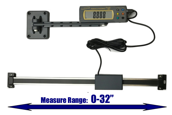 Absolute DRO Digital Readout 32"/800mm Read Out Stainless Steel Beam