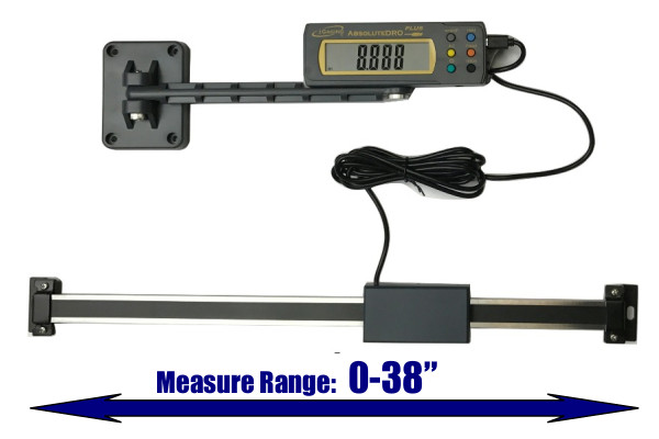 Absolute DRO Digital Readout 38" / 965mm Read Out Stainless Steel Beam
