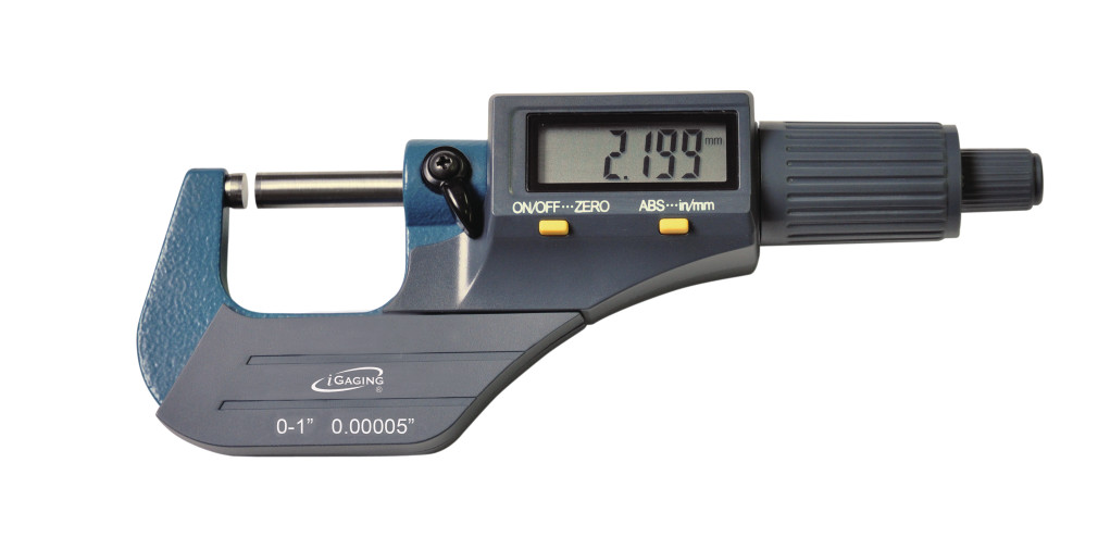 iGAGING 0-1" Digital Electronic Outside Micrometer w/Large LCD Display