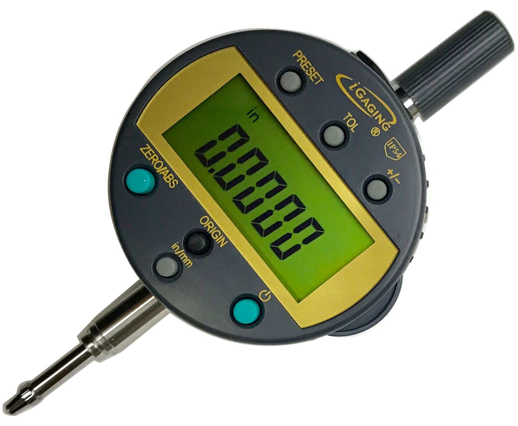 Absolute Digital Indicator, 0-10mm (1/2") Resolution 0.0005" SPC IP54