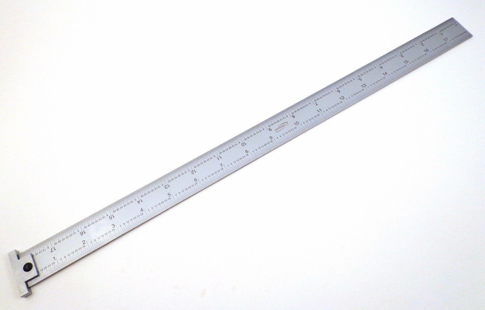 Igaging 18" Machinist Hook Ruler / Rule 4R with 1/8, 1/16, 1/32, 1/64 grads