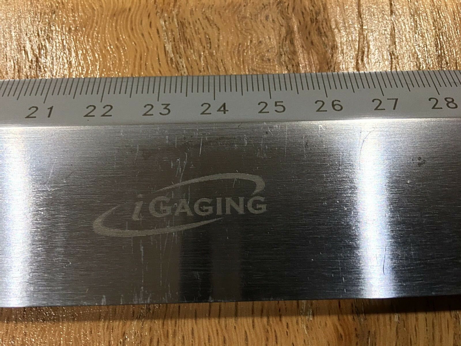 iGaging 600mm straight edge beveled precision ruler hardened steel