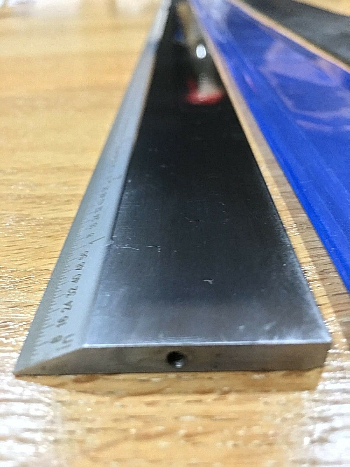 iGaging 600mm straight edge beveled precision ruler hardened steel
