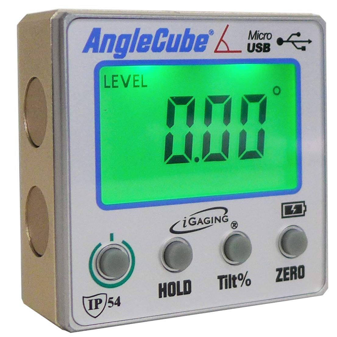 Angle Gauge BACKLIT Digital Electronic Magnetic Level/Protractor/Bevel Gauge Angle Cube Gen 3 
