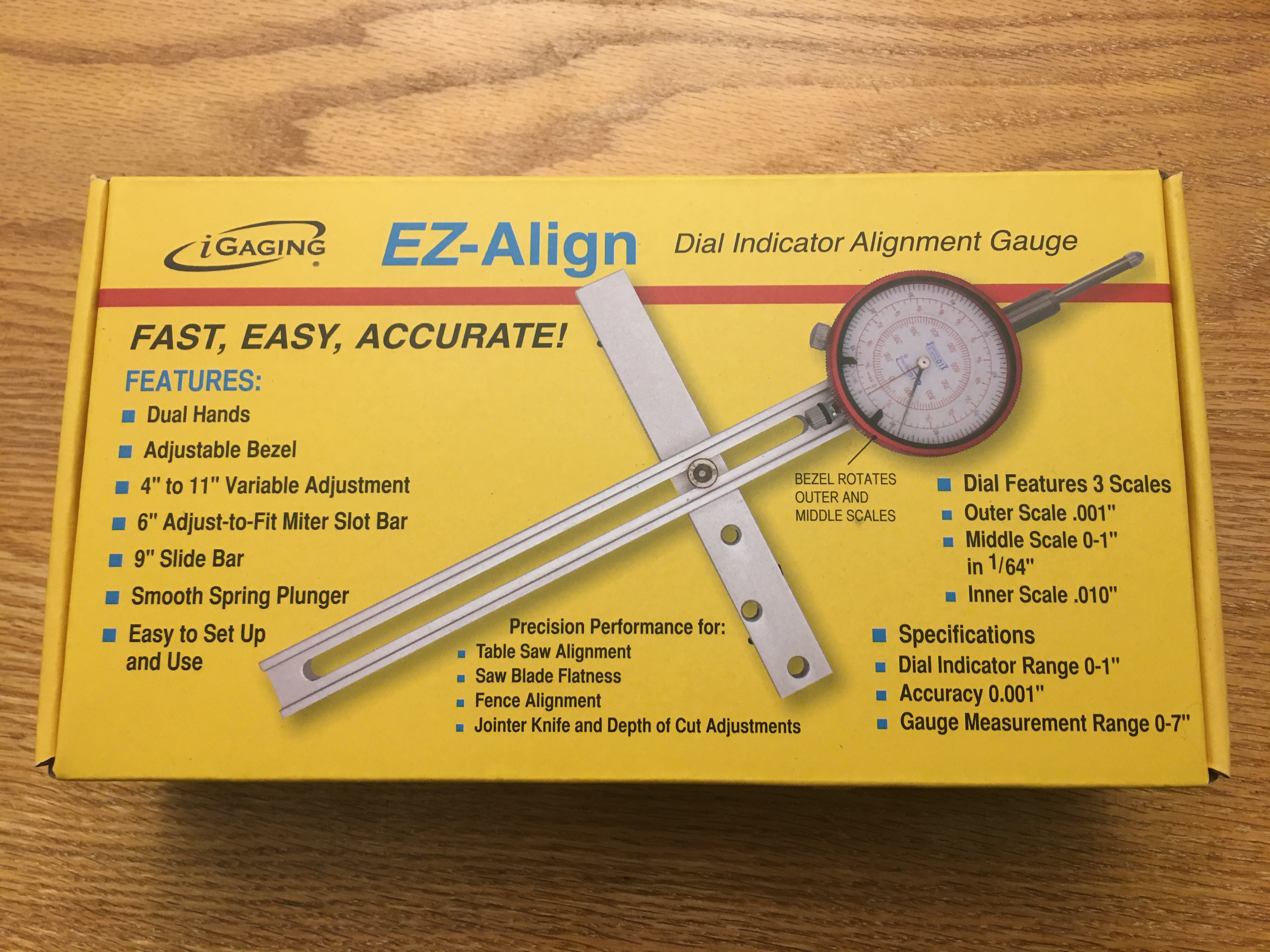 EZ-Align Dial Saw Gauge Alignment System METRIC