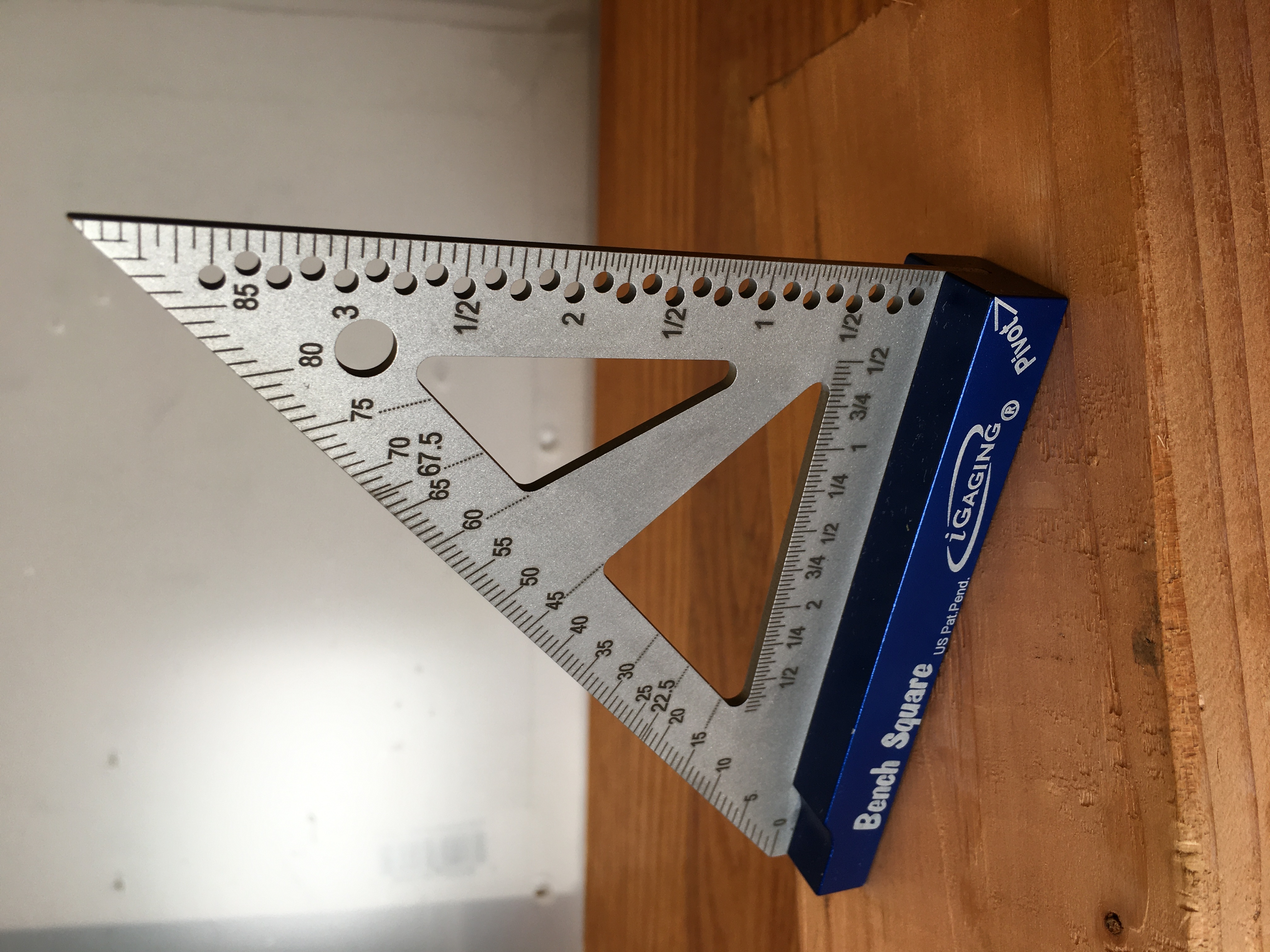 7" and 4" Bench Square Set Stainless Steel Precision 16th & 32nd Scales