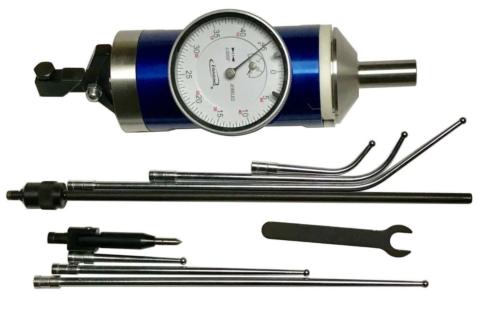 iGAGING Metric 300mm center rule and angle gauge 