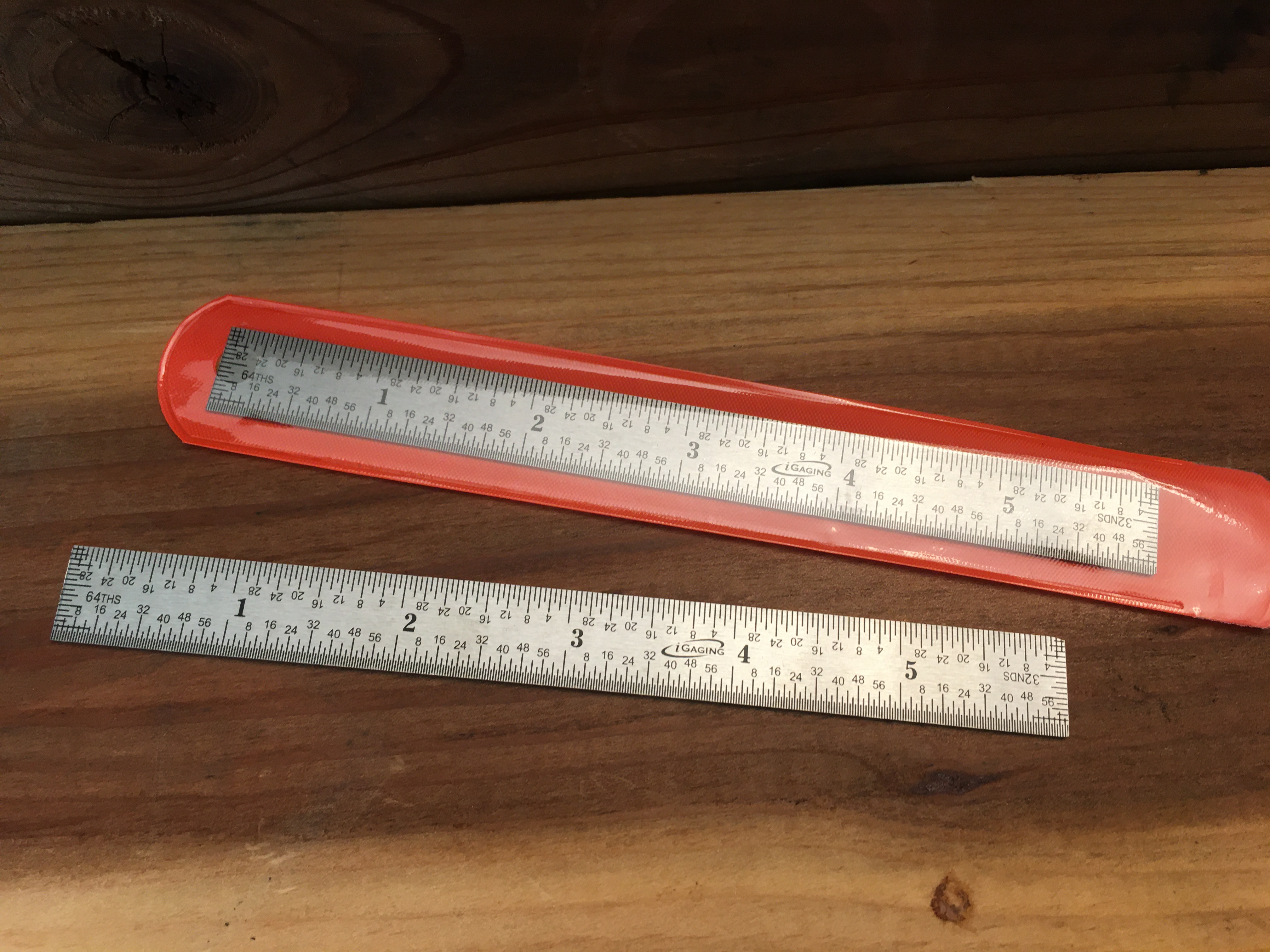 Standard Stainless Steel Pocket Ruler (Slight corner defect)