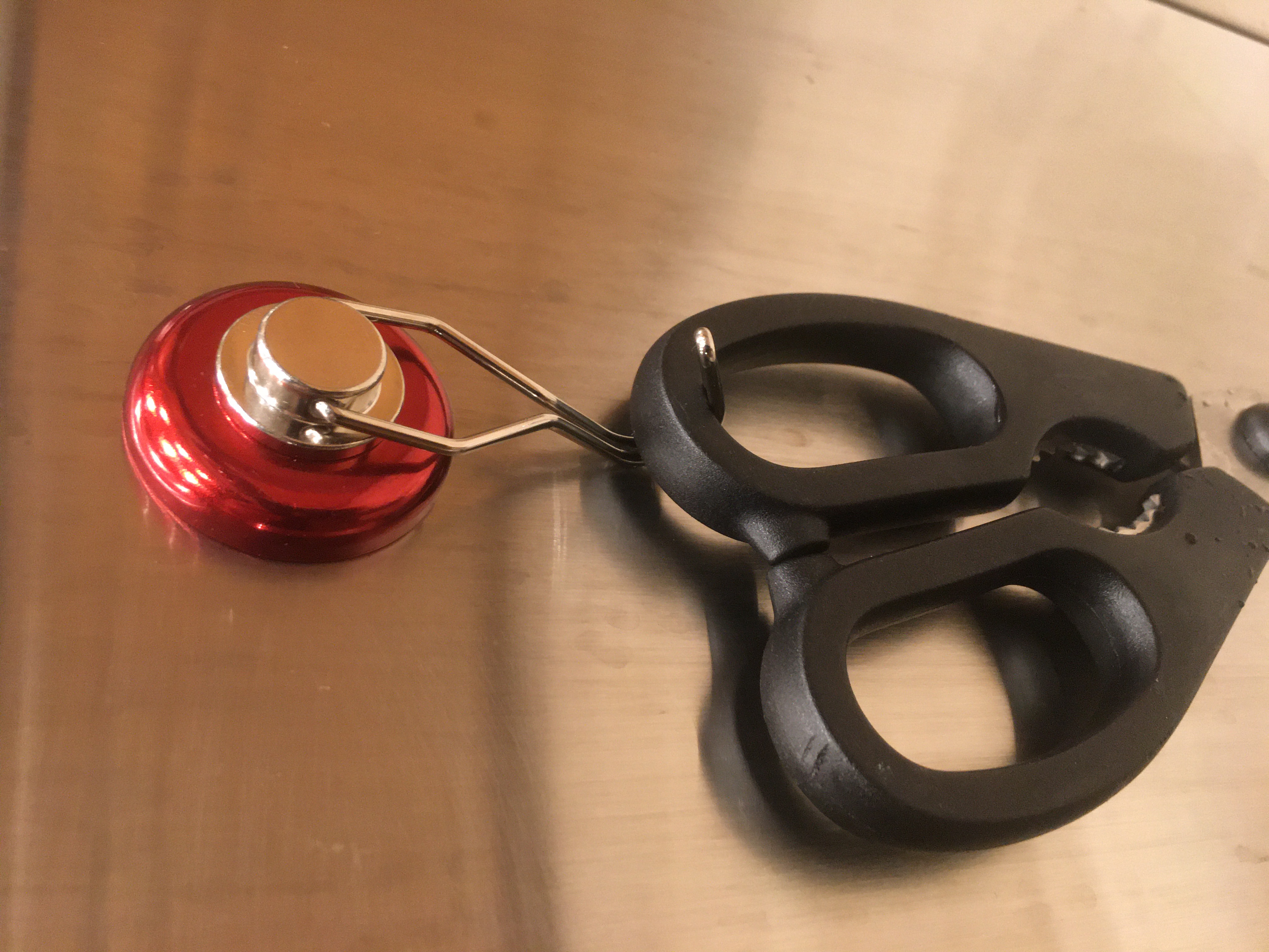 1.4 inch RED Neodymium magnetic hook